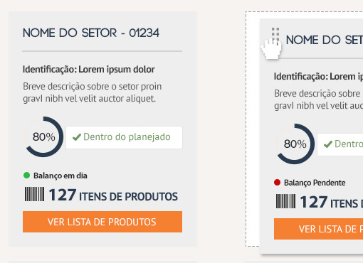 Detalhes gráficos cards - Projeto Koper | Catarinas Design
