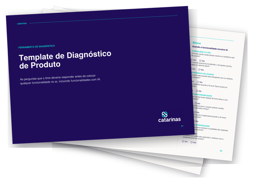 mockup template diagnostico de produto